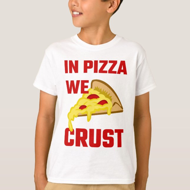 I Pizza Crust T Shirt (Framsida)