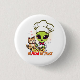 I Pizza Vi Litar Alien Kok Konst Knapp