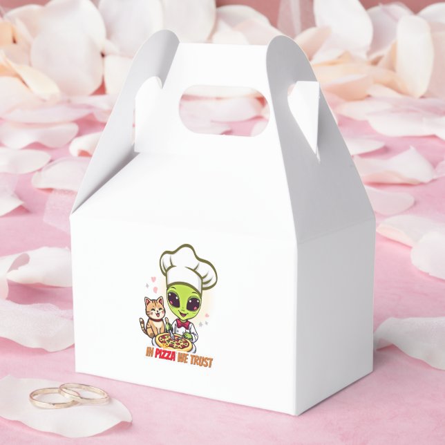 I Pizza Vi Litar Alien Kok Konst Presentaskar (Bröllop)