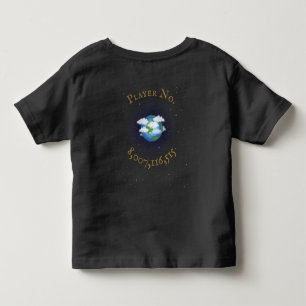 "I Play for Team Earth" World Population Anpassnin T Shirt
