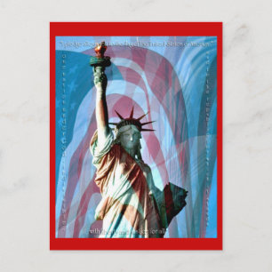 I Pledge Allegiance Postcard Vykort