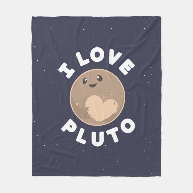 I Pluto Kärlek Fleecefilt (Framsidan)