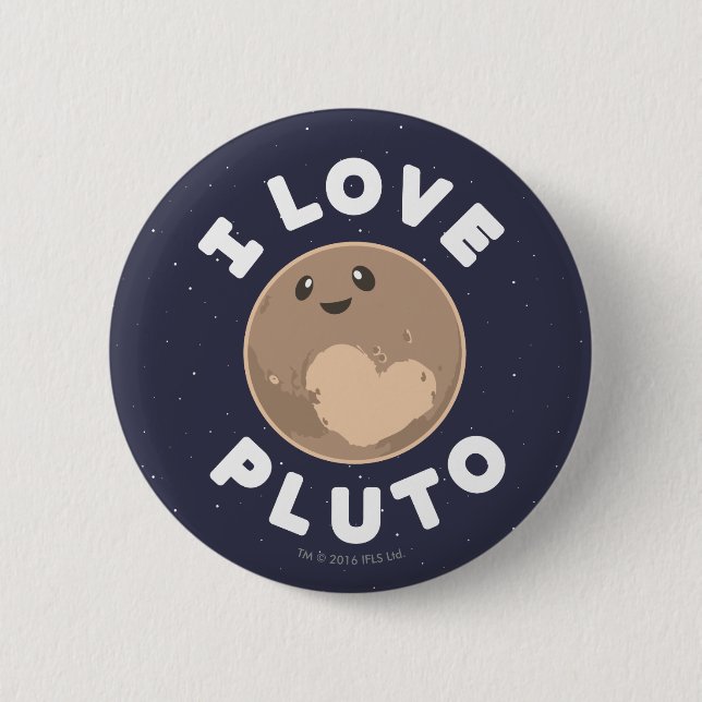 I Pluto Kärlek Knapp (Framsida)