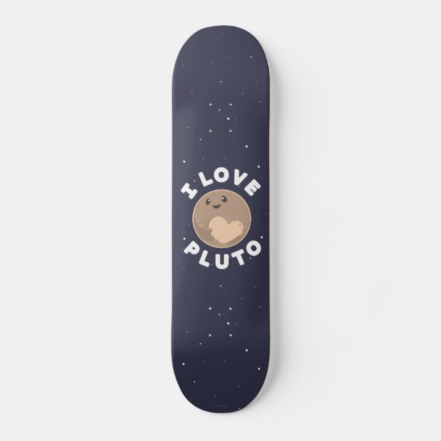 I Pluto Kärlek Skateboard Bräda 20,5 Cm (Framsida)
