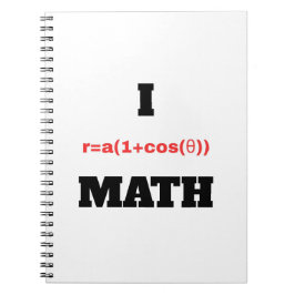 I Polar Ekvation (I Heart) Math Anteckningsbok