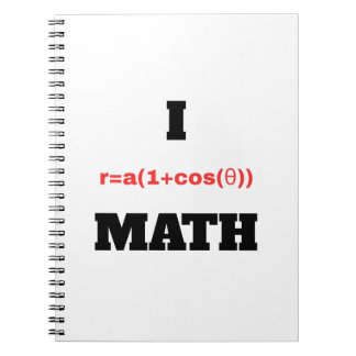 I Polar Ekvation (I Heart) Math Anteckningsbok