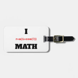 I Polar Ekvation (I Heart) Math Bagagebricka