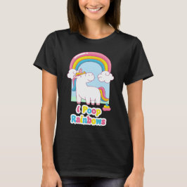 I Poop Rainbows Funny Unicorn T Shirt