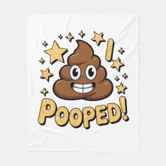 I Pooped Fleecefilt