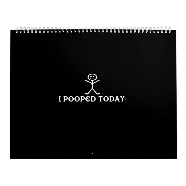i pooped today kalender (Omslag)