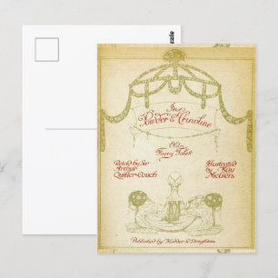 I Powder and Crinoline, Kay Nielsens titelsida Vykort