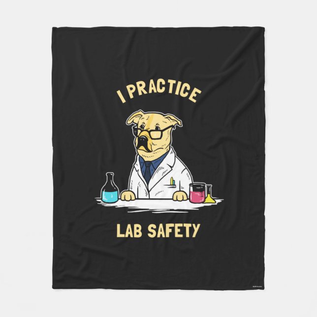 I Practice Lab Safety Fleecefilt (Framsidan)