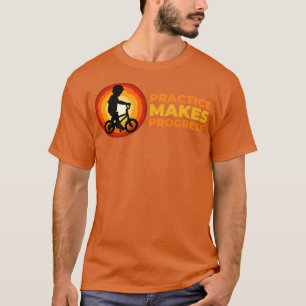 I praktiken görs framsteg t shirt