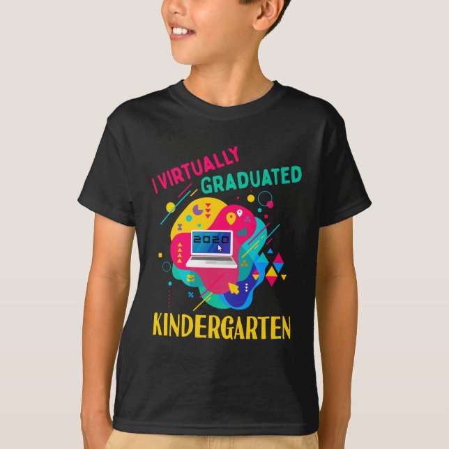 I praktiskt taget graderad Kindergarten 2020 T Shirt (Framsida)