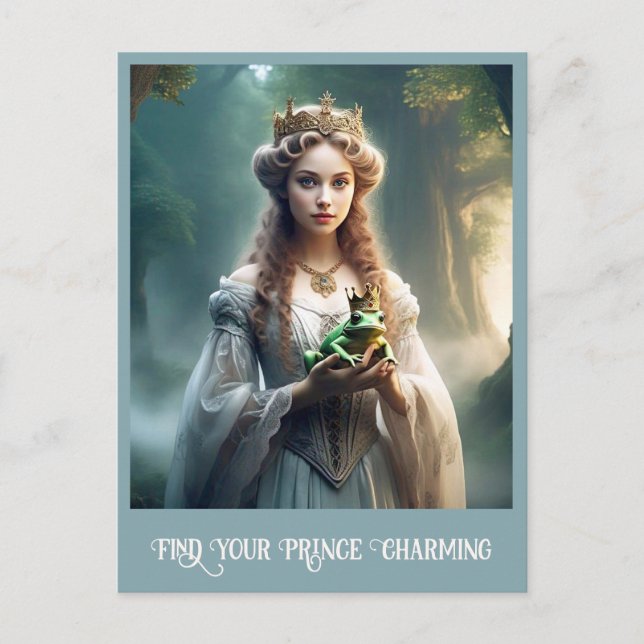 " I PRINCE CHARMING-SÖKNING " VYKORT (Framsida)