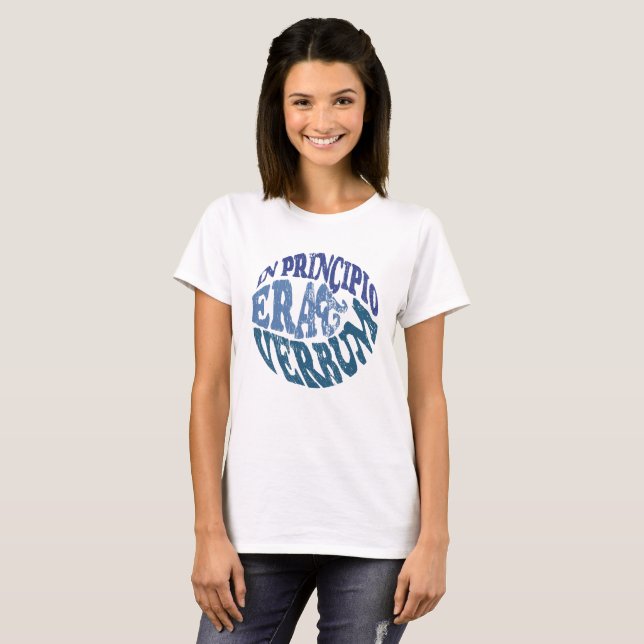 I Principio Erat Verbum Tee Shirt (Hel framsida)