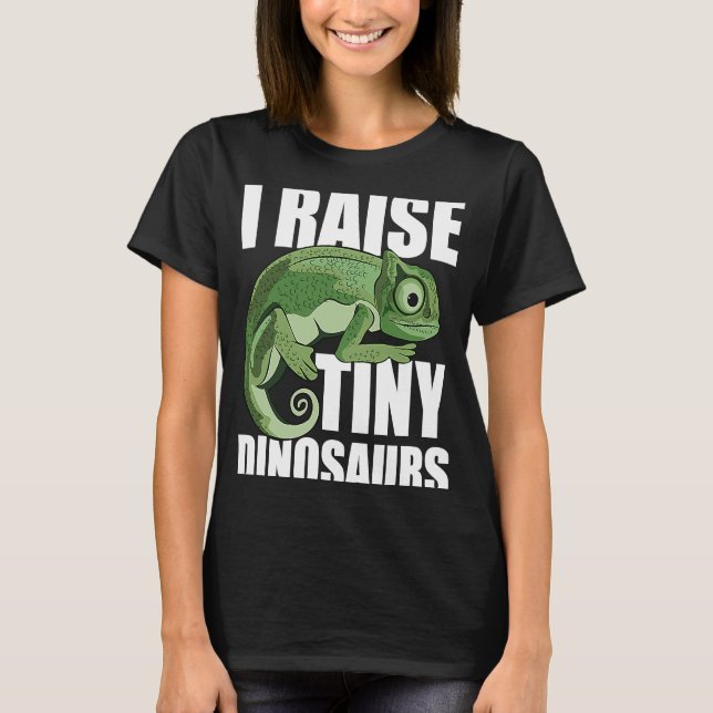 I pull up little dinosaurs  funny chameleon t shirt (Framsida)