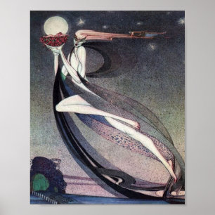 I Pulver och krinolin av Kay Nielsen Poster