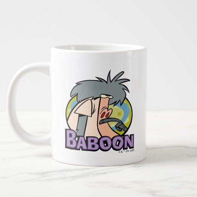 I.R. Baboon Character Badge Jumbo Mugg (Vänster)