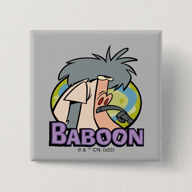 I.R. Baboon Character Badge Knapp (Framsida)