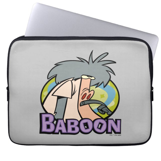 I.R. Baboon Character Badge Laptop Fodral (Framsidan)