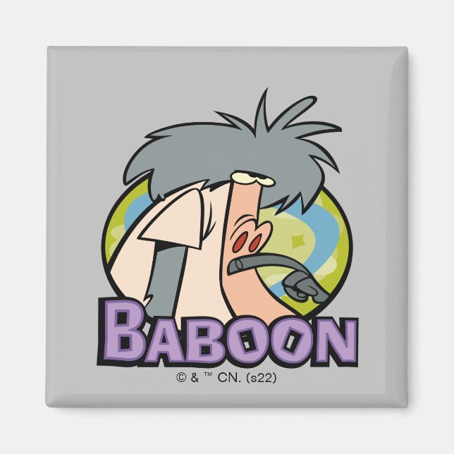 I.R. Baboon Character Badge Magnet (Framsidan)