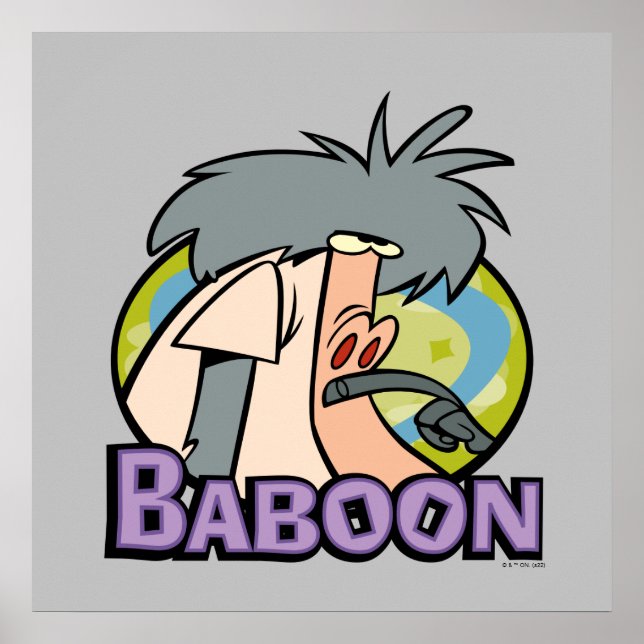 I.R. Baboon Character Badge Poster (Framsidan)