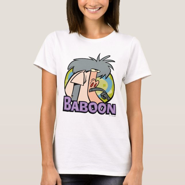 I.R. Baboon Character Badge T Shirt (Framsida)
