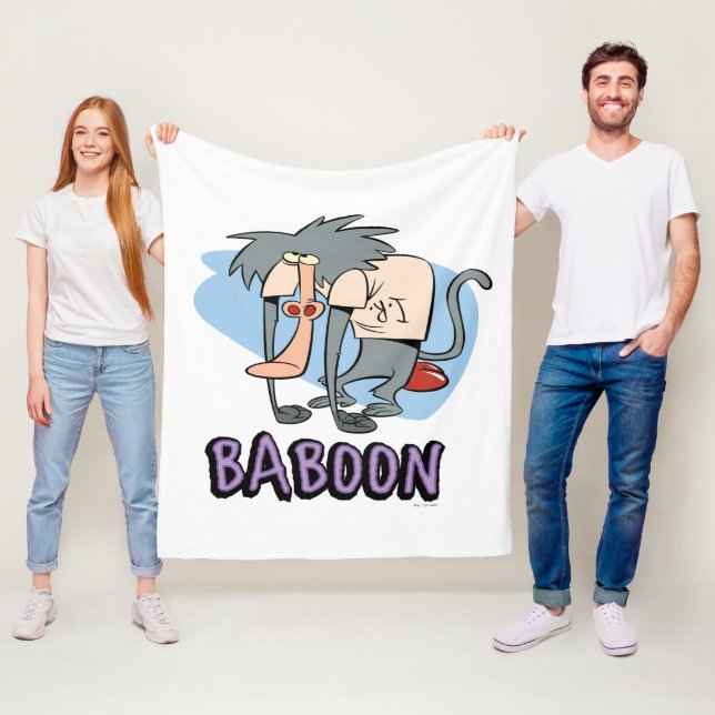 I.R. Baboon Character Graphic Fleecefilt (På plats)