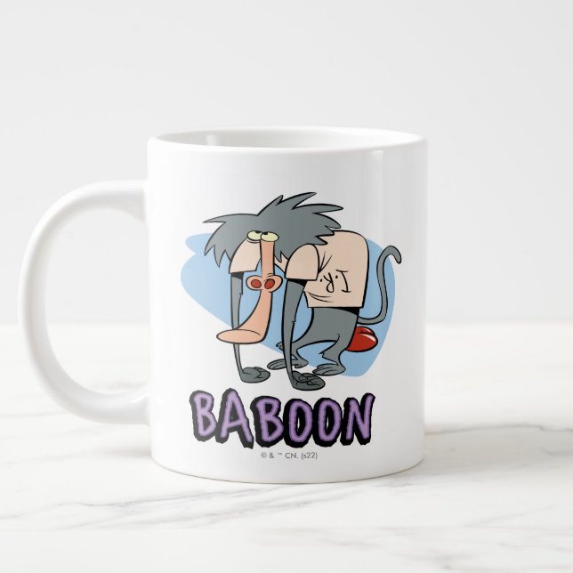 I.R. Baboon Character Graphic Jumbo Mugg (Vänster)