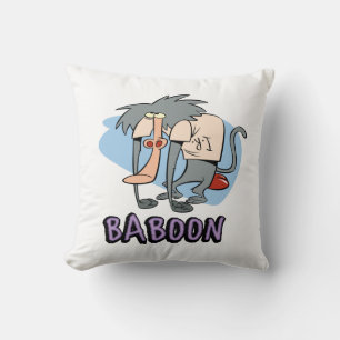 I.R. Baboon Character Graphic Kudde