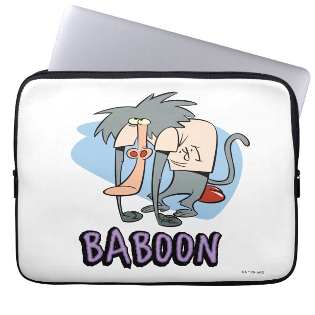 I.R. Baboon Character Graphic Laptop Fodral (Framsidan)