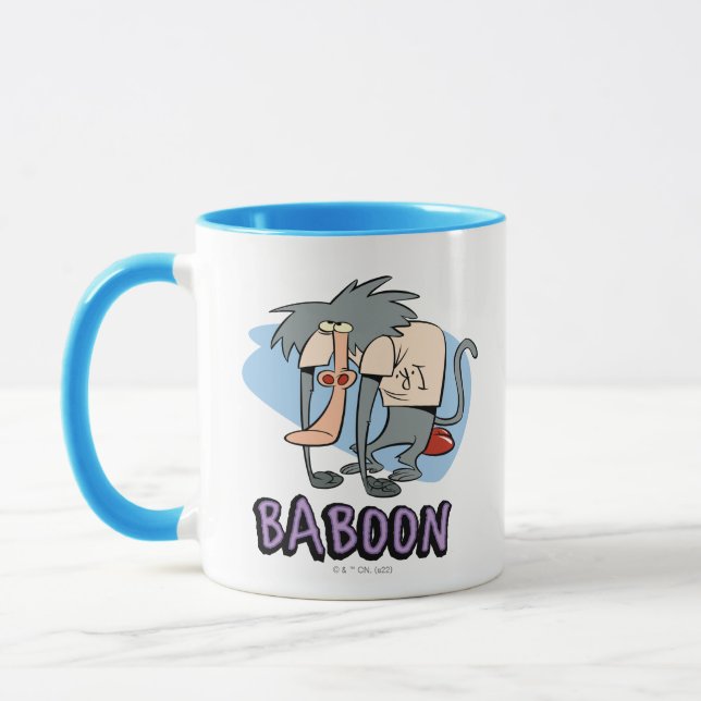 I.R. Baboon Character Graphic Mugg (Vänster)