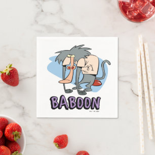 I.R. Baboon Character Graphic Pappersservett