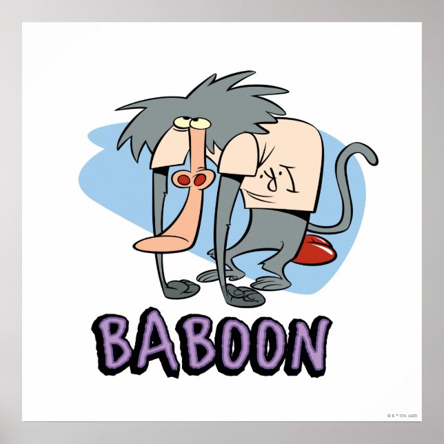 I.R. Baboon Character Graphic Poster (Framsidan)