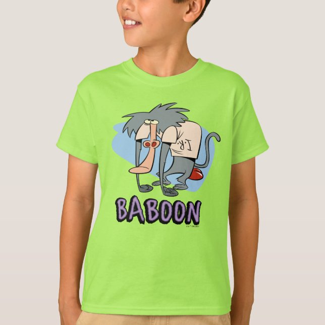 I.R. Baboon Character Graphic T Shirt (Framsida)