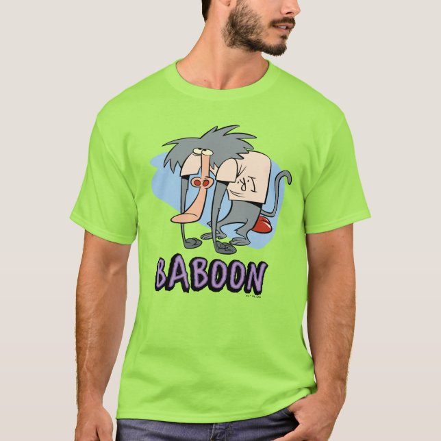I.R. Baboon Character Graphic T Shirt (Framsida)