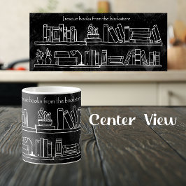 I Rädding Bokar från Bookstore" Kaffemugg