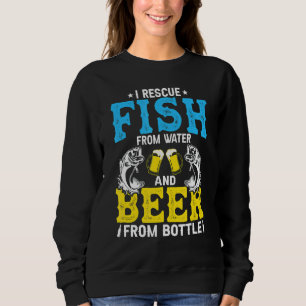 I Rädding Fisk från Vatten och öl från Flaska fisk T Shirt