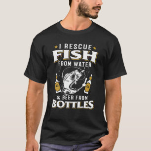 I Rädding Fisk från Vatten öl från Flaskor Tee Rol