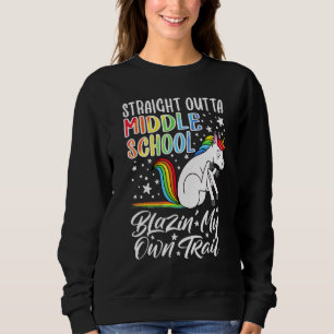 I Rak Outta Mitten School I Unicorn I Graduat T Shirt