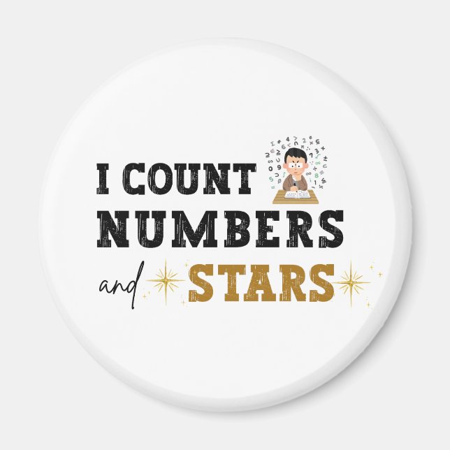 I Räkna antal och stjärnor - revisor Magnet (Framsidan)