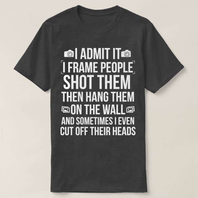 I Ram People Lung Photographers Gift  T Shirt (Design framsida)