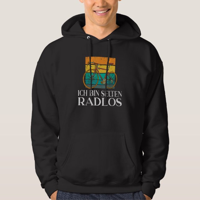 I rarely go cycling mountain bike racing bike hoodie (Framsida)
