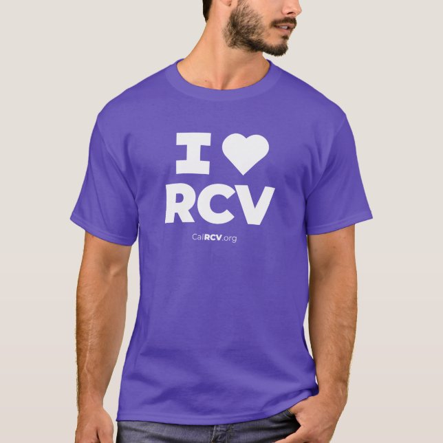 I ❤️ RCV T-Shirt (Framsida)