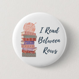 I Read Between Rows Crochet Knitting Book Lover Knapp