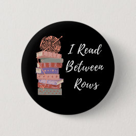 I Read Between Rows Crochet Knitting Book Lover Knapp