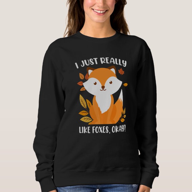 I really like foxes fox children  1 t shirt (Framsida)
