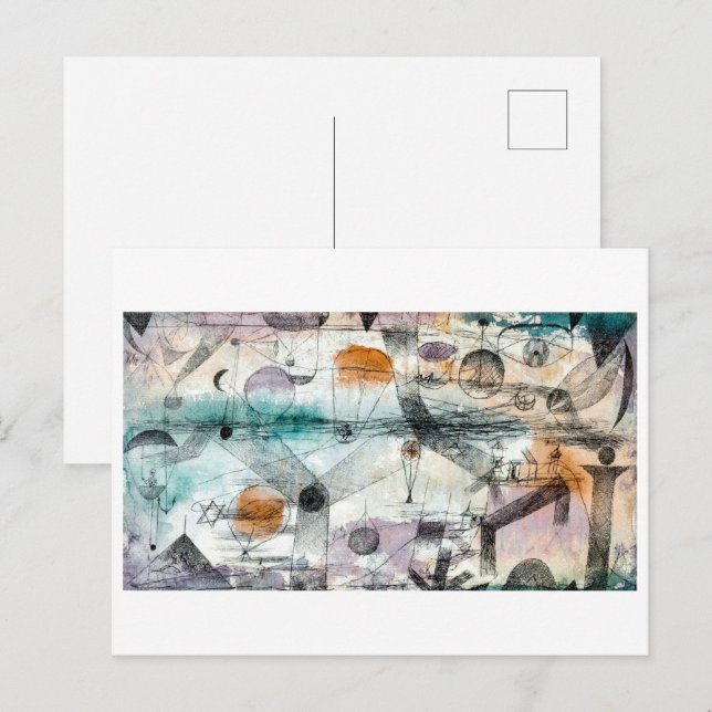 I Realm Luft | Paul Klee | Vykort (Fram/baksida)