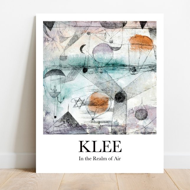 I Realm of Luft av Paul Klee Poster (Klee's vibrant "In the Realm of Air" poster! Own this whimsical masterpiece!)